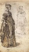Albrecht Durer, Two Venetian Ladies